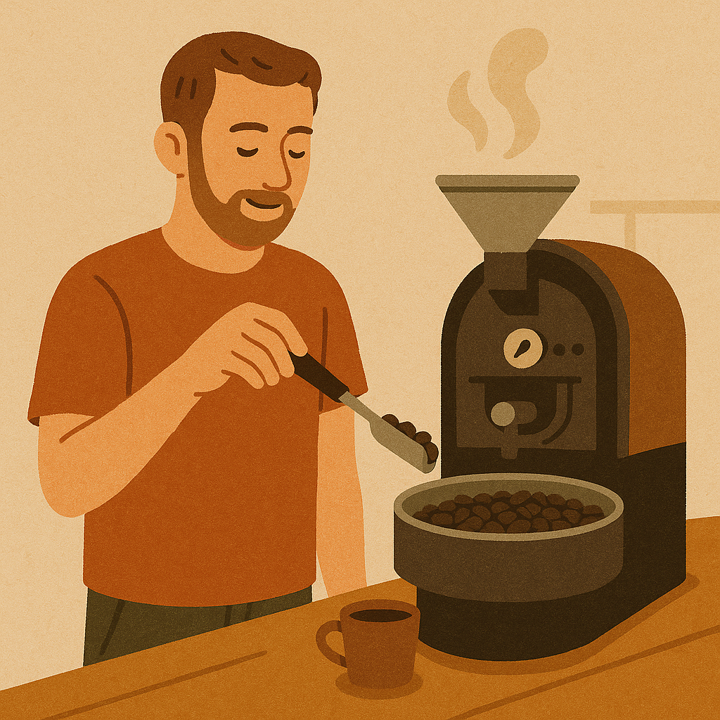 Zážitkové pražení kávy